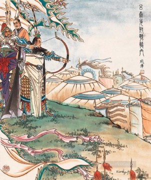 中国の伝統芸術 Painting - 趙晨偉三国アンティーク中国
